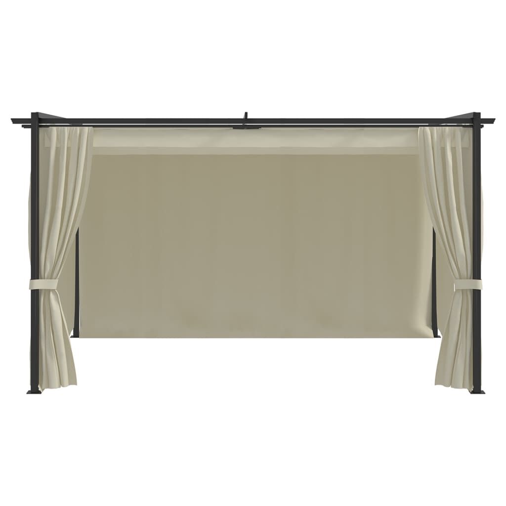 vidaXL Gazebo 4x3 m Cream