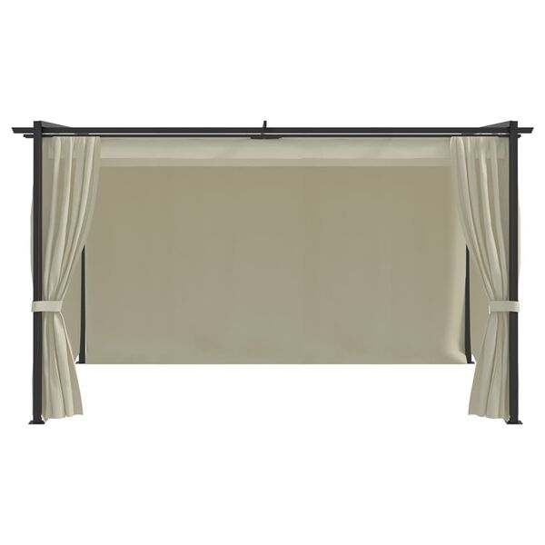 vidaXL Gazebo 4x3 m Cream