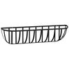 vidaXL Wall Troughs 2 pcs with Coco Liners Black 61x19x16 cm Steel