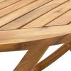 vidaXL Garden Dining Set 5 pcs Brown Solid teak wood