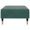 vidaXL Footstool Dark Green 77x55x31 cm Velvet