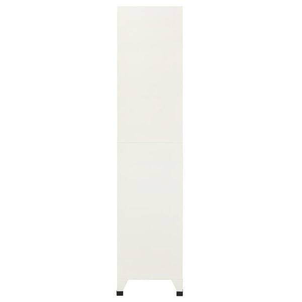 vidaXL Locker Cabinet Grey and Blue 90x40x180 cm Steel