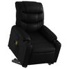 vidaXL Stand up Massage Recliner Chair Black Faux Leather