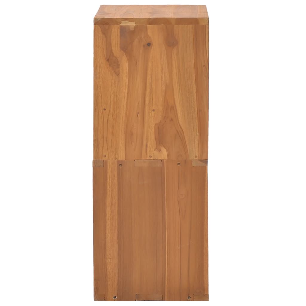vidaXL Storage Cabinet 40x30x76 cm Solid Teak Wood