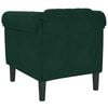 vidaXL Sofa Chair Dark Green Velvet
