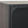 vidaXL Storage Cabinets 2 pcs Grey 72x36x82 cm Metal and MDF