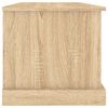vidaXL Storage Box Sonoma Oak 70x40x38 cm Engineered Wood