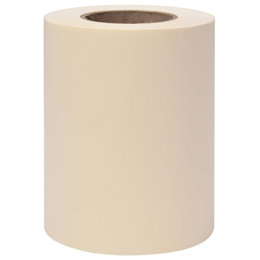 vidaXL Garden Privacy Screen PVC 70x0.19 m Cream