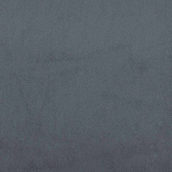 vidaXL Bed Frame without Mattress Dark Grey Queen Velvet