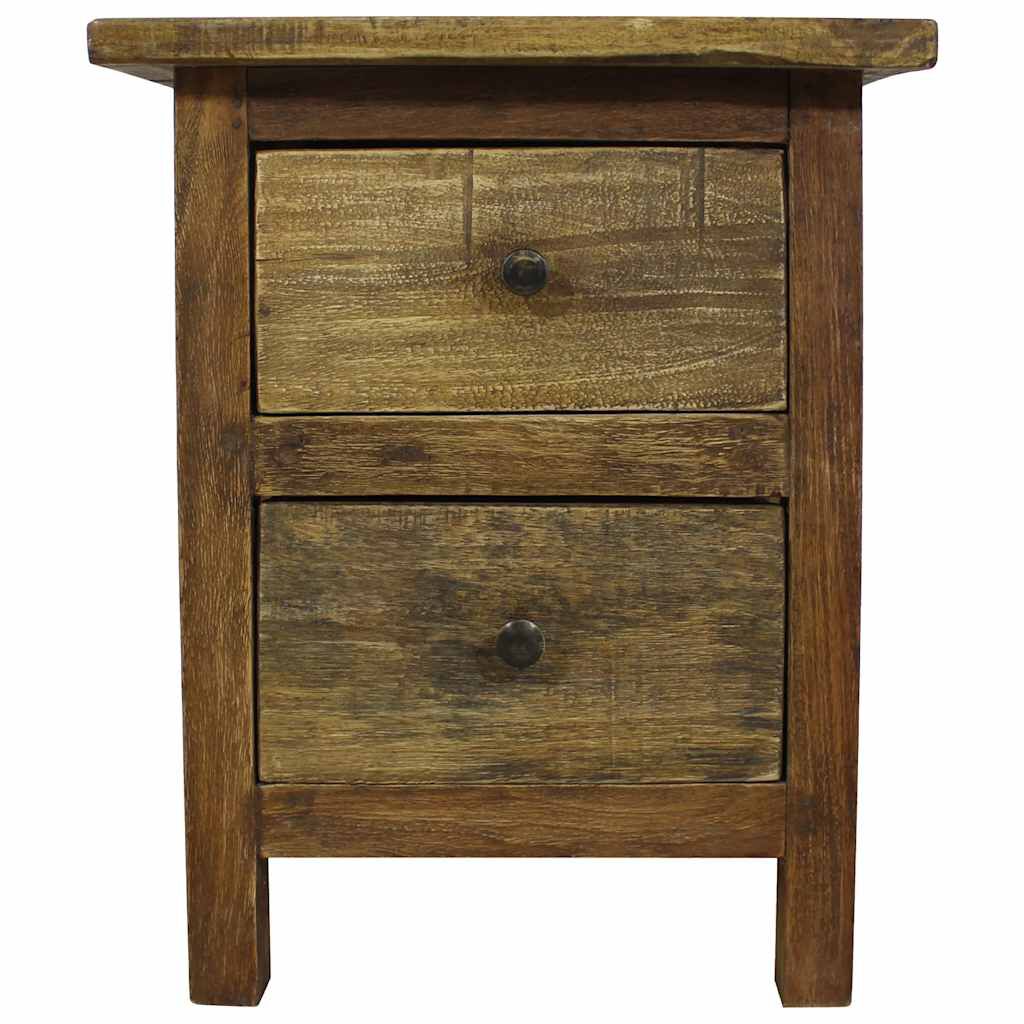 vidaXL Nightstand Solid Mahogany Wood 40x30x51 cm