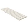 vidaXL Sun Lounger Cushion Melange Cream 200x50x4 cm Fabric