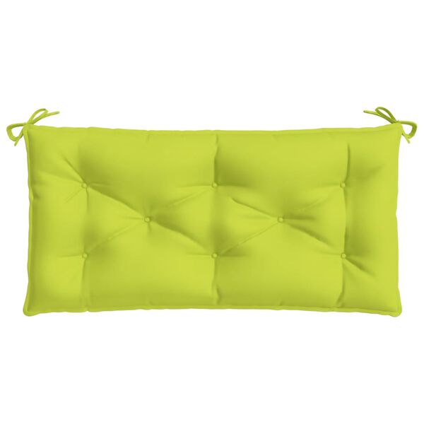 vidaXL Garden Bench Cushion Bright Green 100x50x7 cm Oxford Fabric