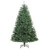 vidaXL Artificial Hinged Christmas Tree 300 LEDs & Ball Set 180 cm
