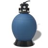 vidaXL Pool Sand Filter Blue Ø 55.9 x 96.5 cm PE