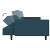 vidaXL 2-Seater Sofa Bed Blue Velvet