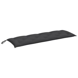 vidaXL Garden Bench Cushion Melange Anthracite 150x50x7 cm Fabric