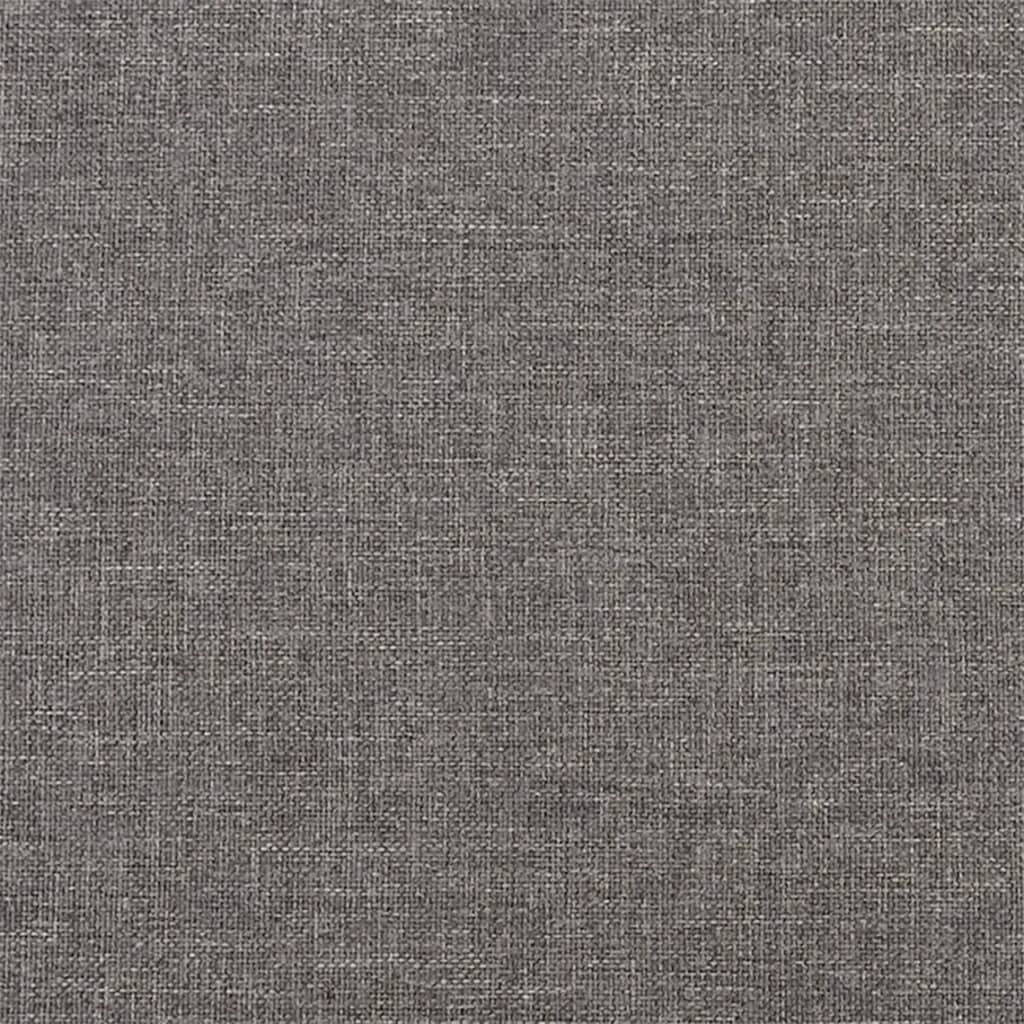 vidaXL 4 Piece Sofa Set with Throw Pillows&Cushions Dark Grey Fabric
