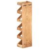 vidaXL Wine Rack for 5 Bottles Solid Acacia Wood