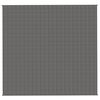 vidaXL Weighted Blanket Grey 220x230 cm King 11 kg Fabric