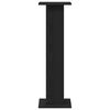 vidaXL Plant Stand 2 pcs Black Oak 30 x 30 x 95 cm Engineered wood