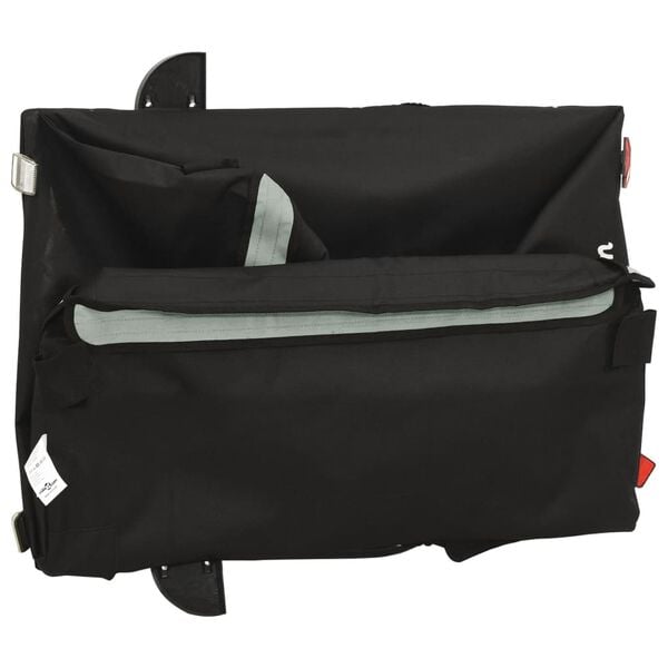 vidaXL Bike Trailer Black and Grey 45 kg Iron