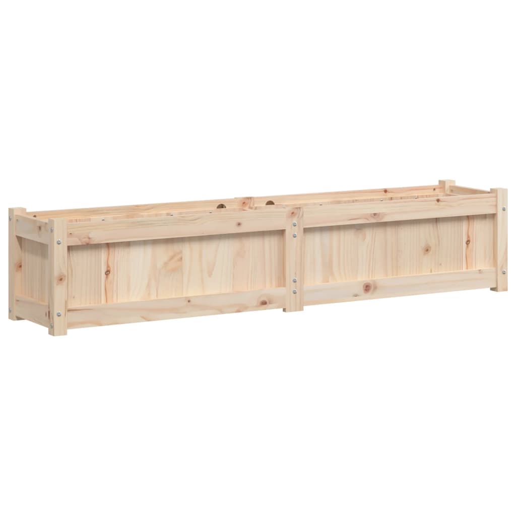 vidaXL Garden Planters 2 pcs Solid Wood Pine