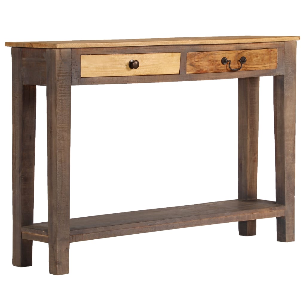 vidaXL Console Table Solid Wood Vintage 118x30x80 cm