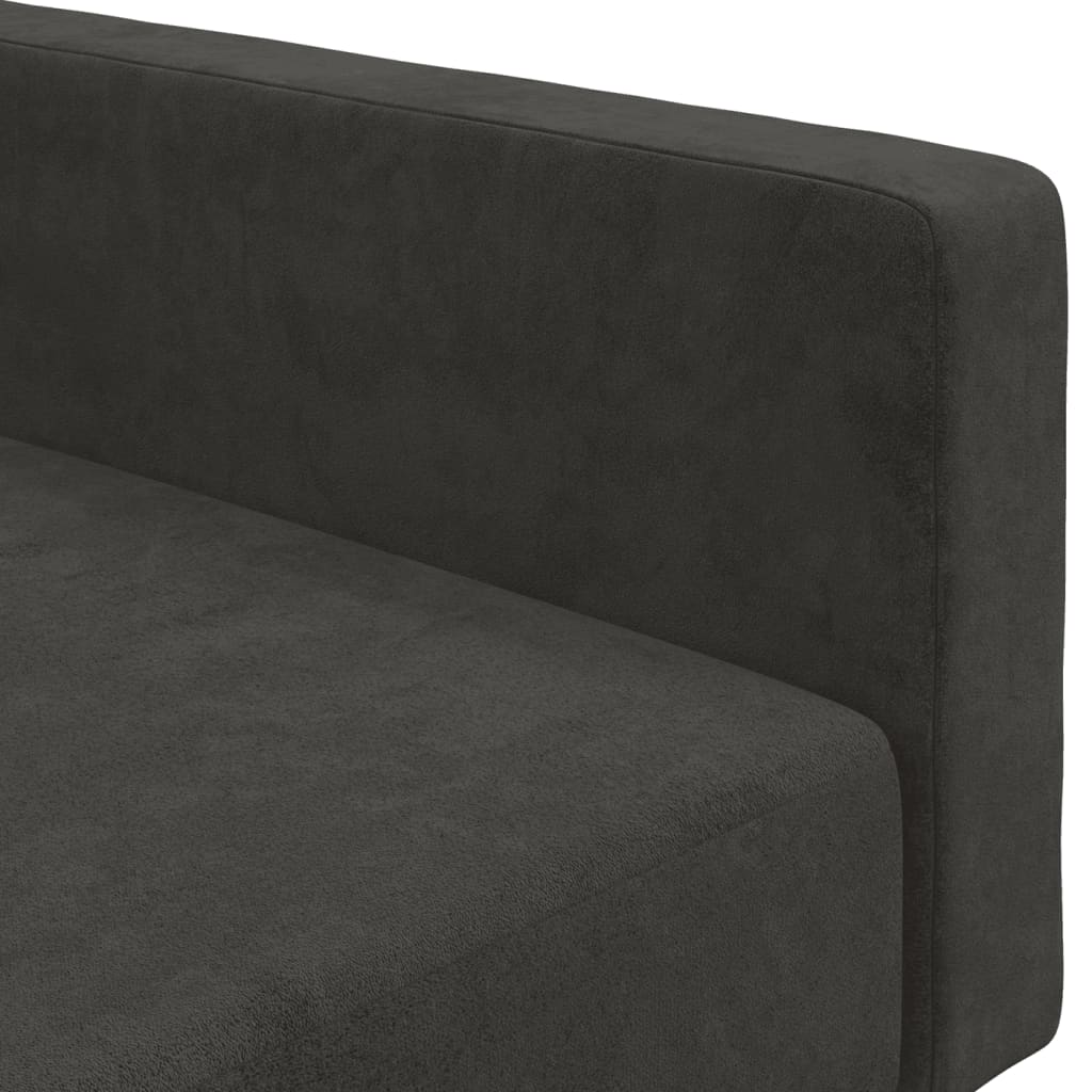 vidaXL 2-Seater Sofa Bed Dark Green Velvet