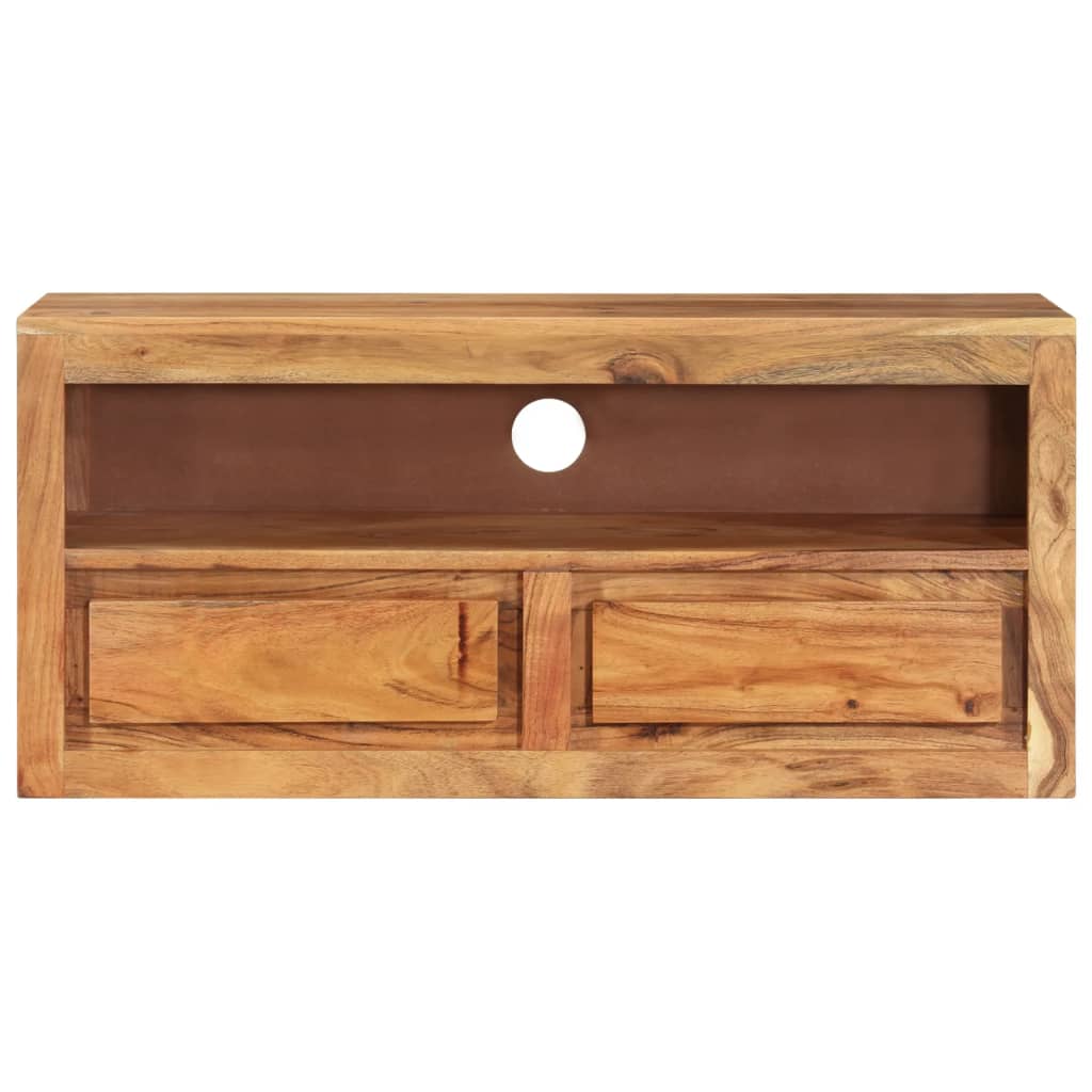 vidaXL TV Cabinet 88x30x40 cm Solid Wood Acacia