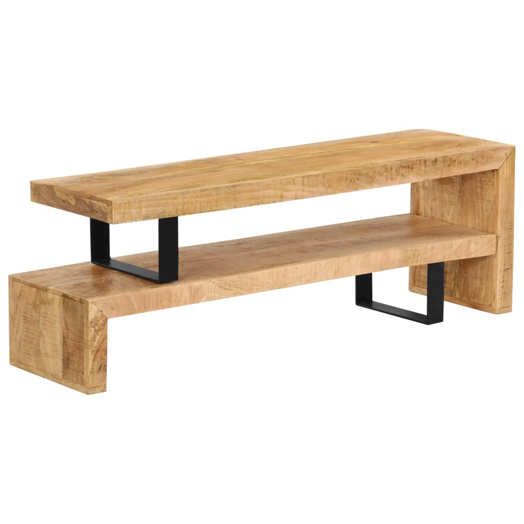 vidaXL TV Stand Solid Mango Wood