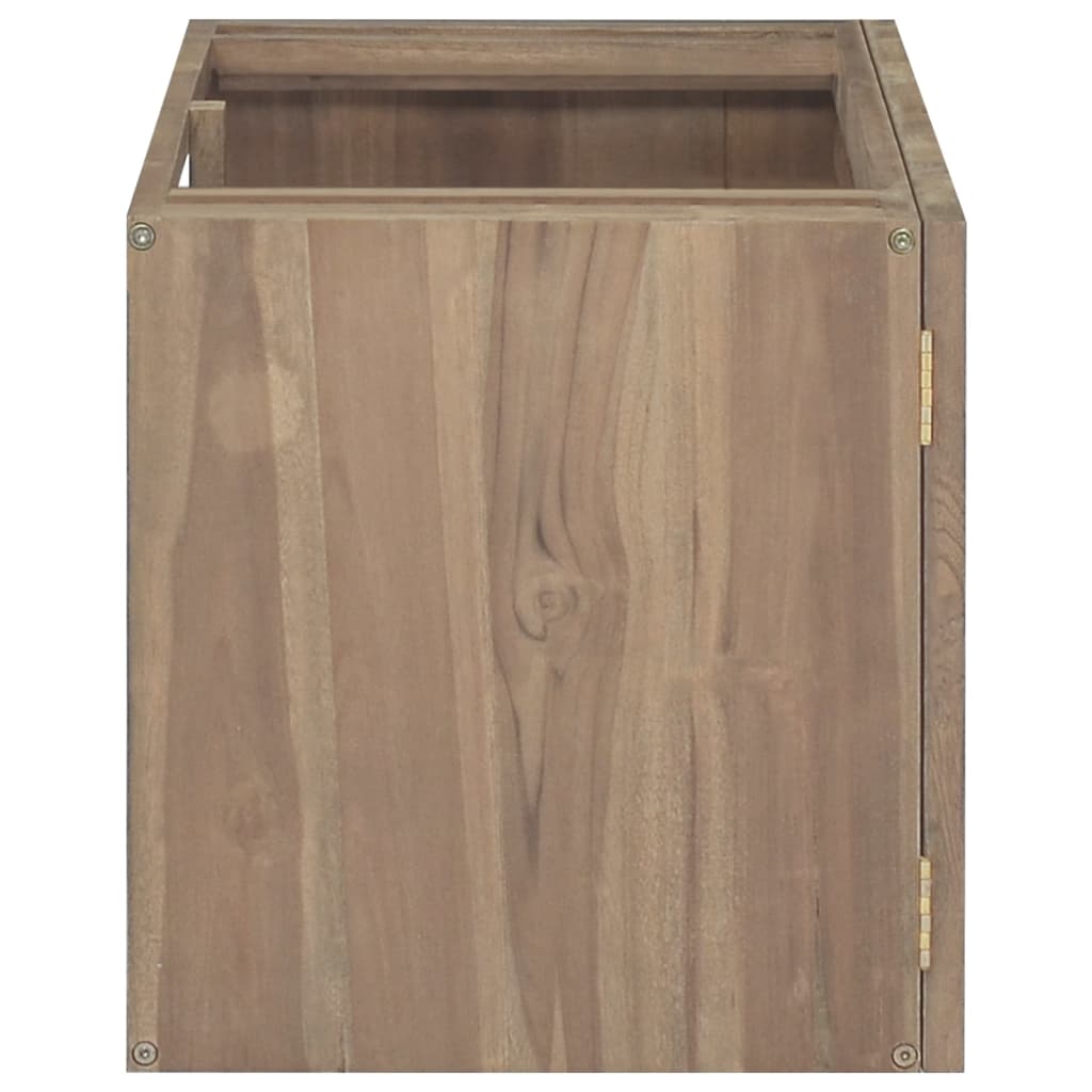 vidaXL Wall-mounted Bathroom Cabinet 90x39x40 cm Solid Wood Teak