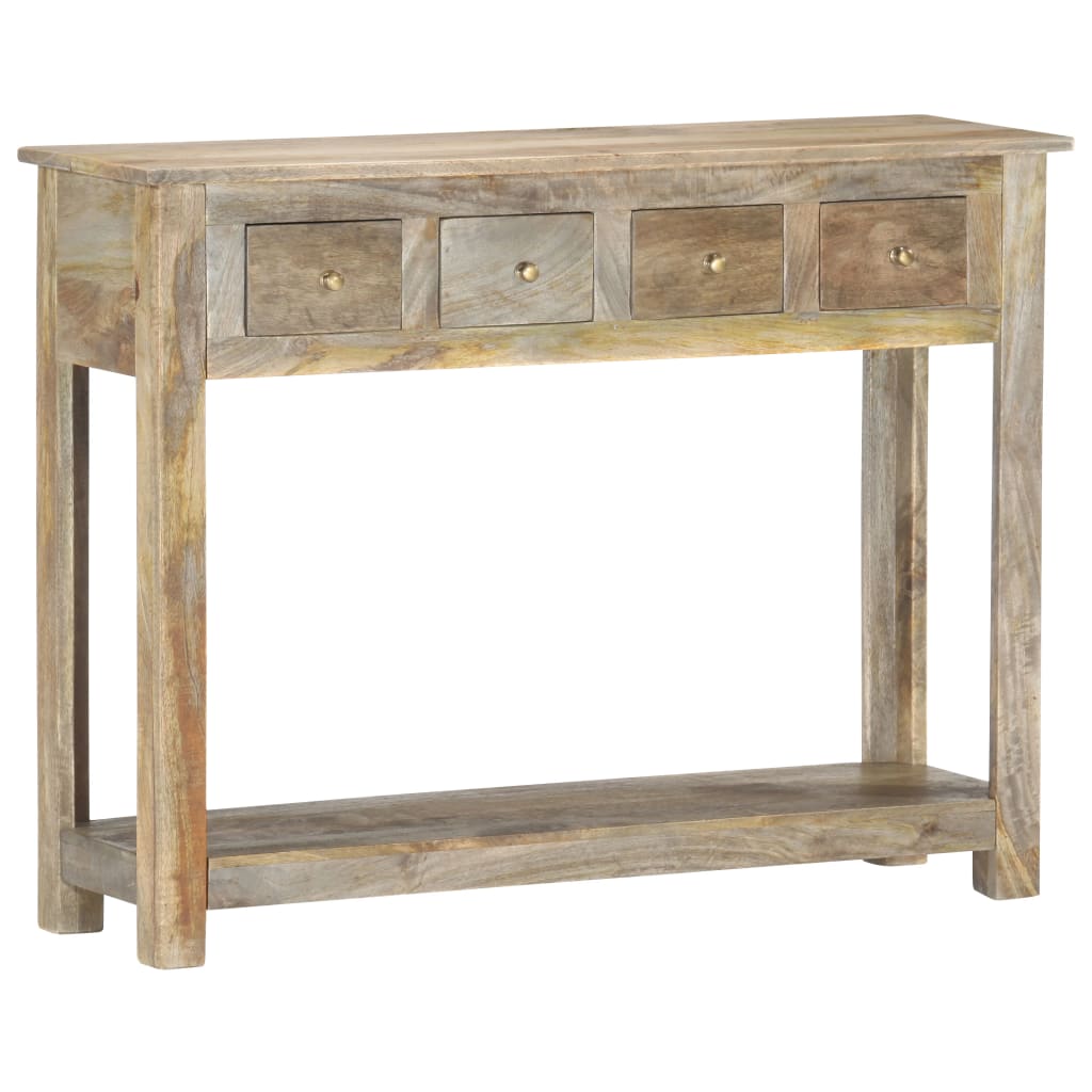 vidaXL Console Table 100x30x76 cm Solid Mango Wood