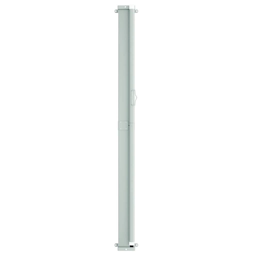 vidaXL Patio Retractable Side Awning 200x600 cm Black