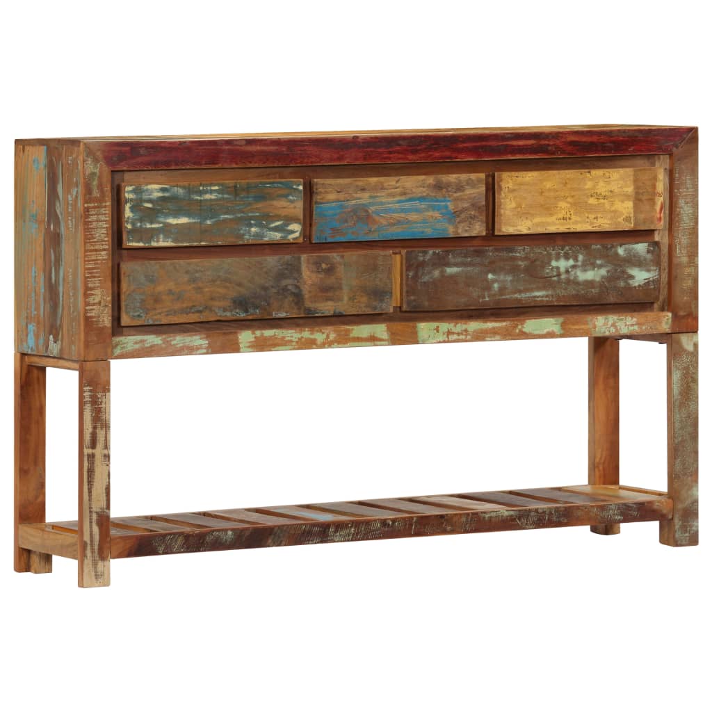 vidaXL Sideboard 120x30x75 cm Solid Reclaimed Wood