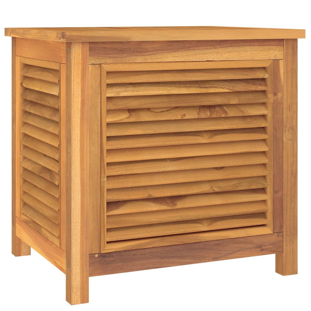 vidaXL Garden Storage Box with Bag 60x50x58 cm Solid Wood Teak