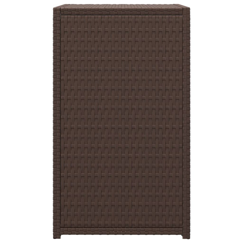 vidaXL C Table Brown 40x35x60 cm Poly Rattan