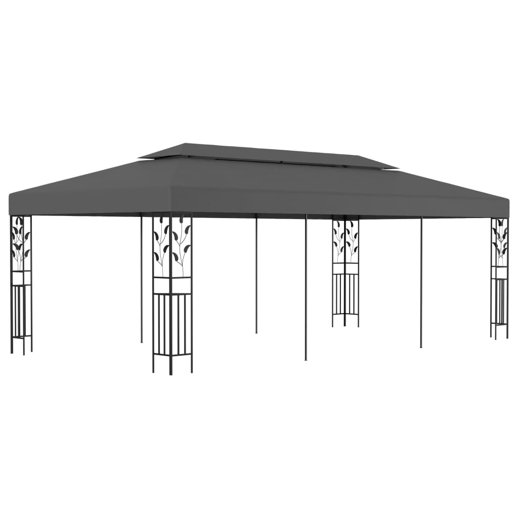 vidaXL Gazebo 3x6 m Anthracite