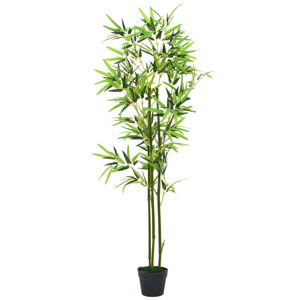 vidaXL Artificial Bamboo Plant with Pot 150 cm Green