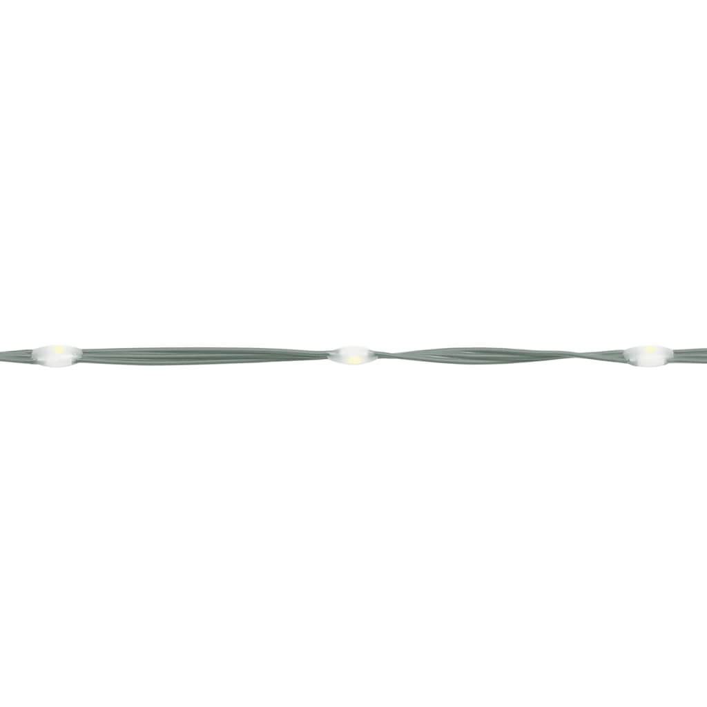 vidaXL Christmas Tree Light on Flagpole 1534 LEDs Cold White 500 cm