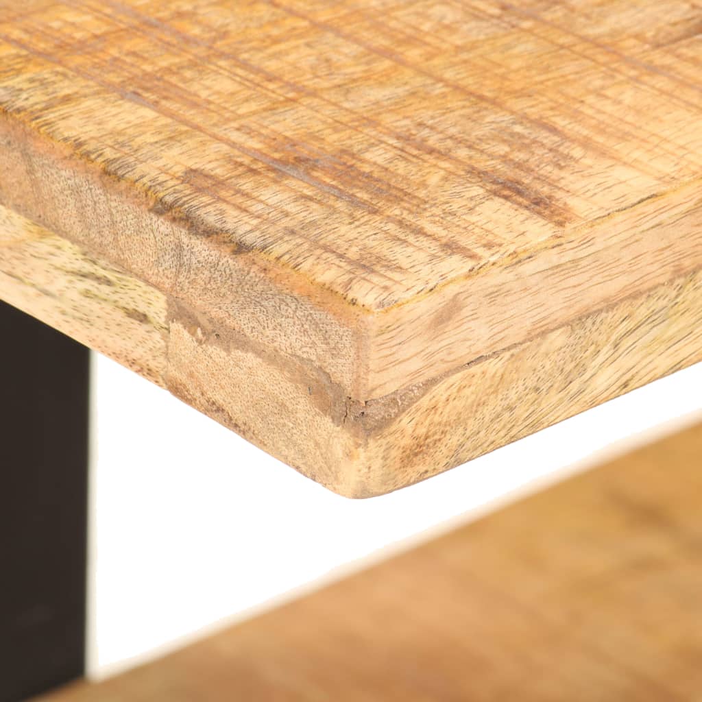 vidaXL Bedside Cabinet 50x40x40 cm Rough Mango Wood