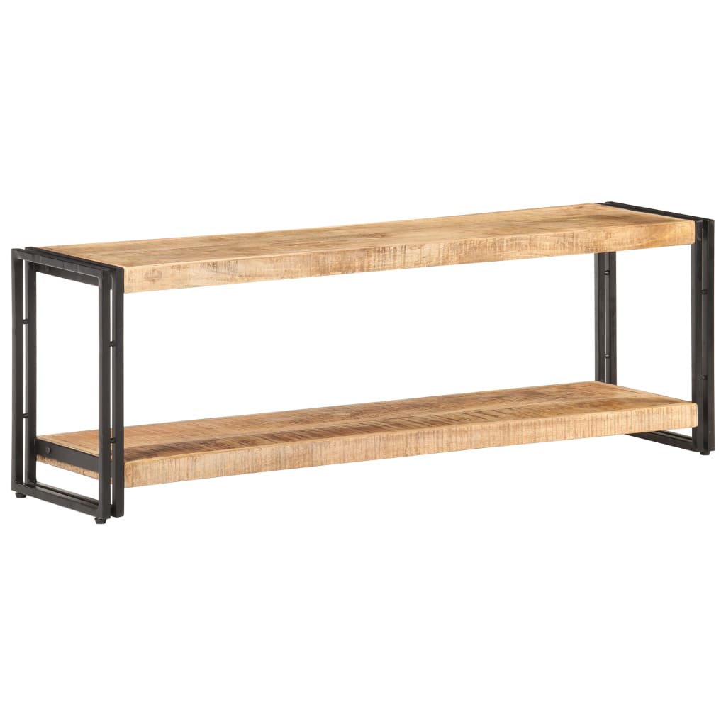 vidaXL TV Cabinet 120x30x40 cm Rough Mango Wood