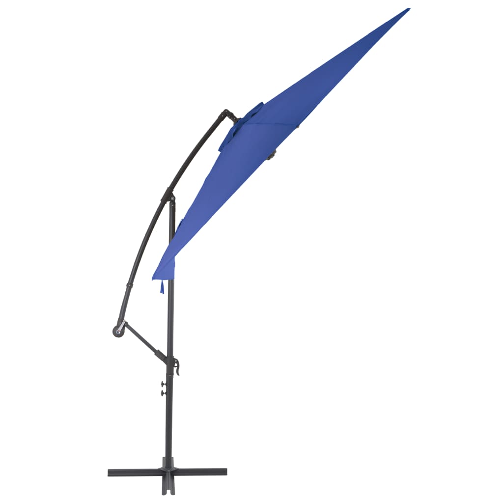 vidaXL Cantilever Garden Parasol with Aluminium Pole 300 cm Blue