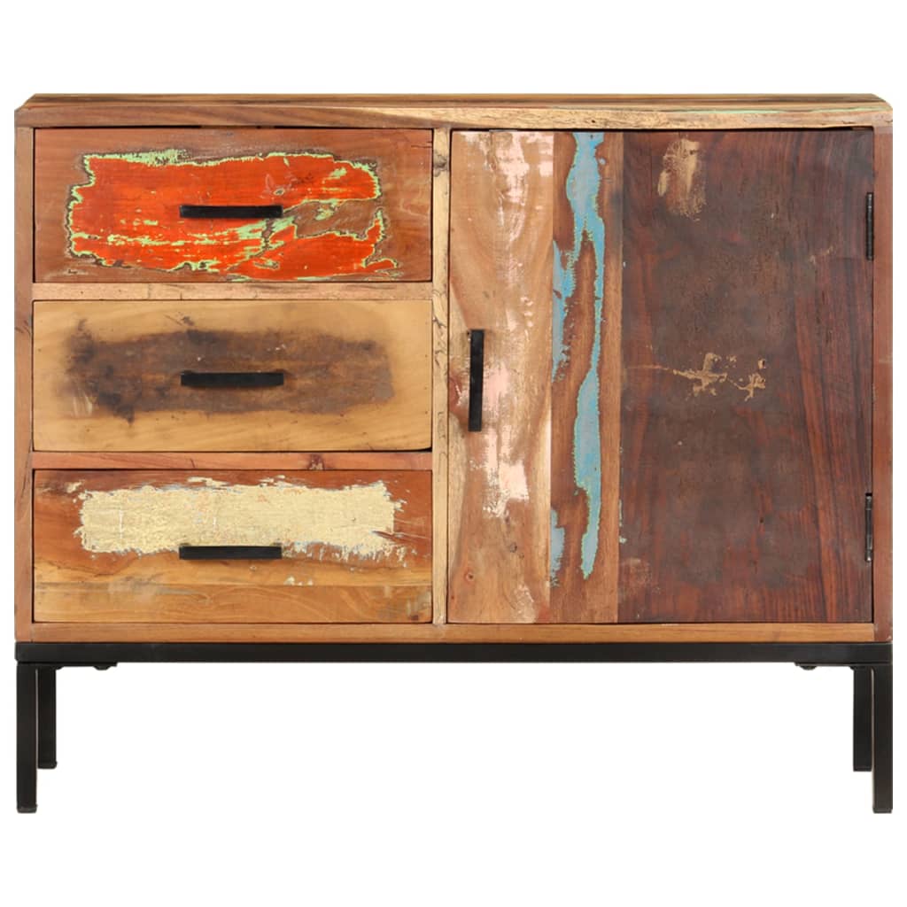 vidaXL Sideboard 88x30x73 cm Solid Reclaimed Wood