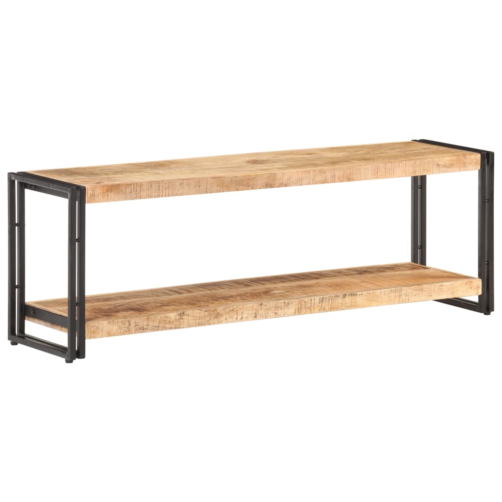 vidaXL TV Cabinet 120x30x40 cm Rough Mango Wood