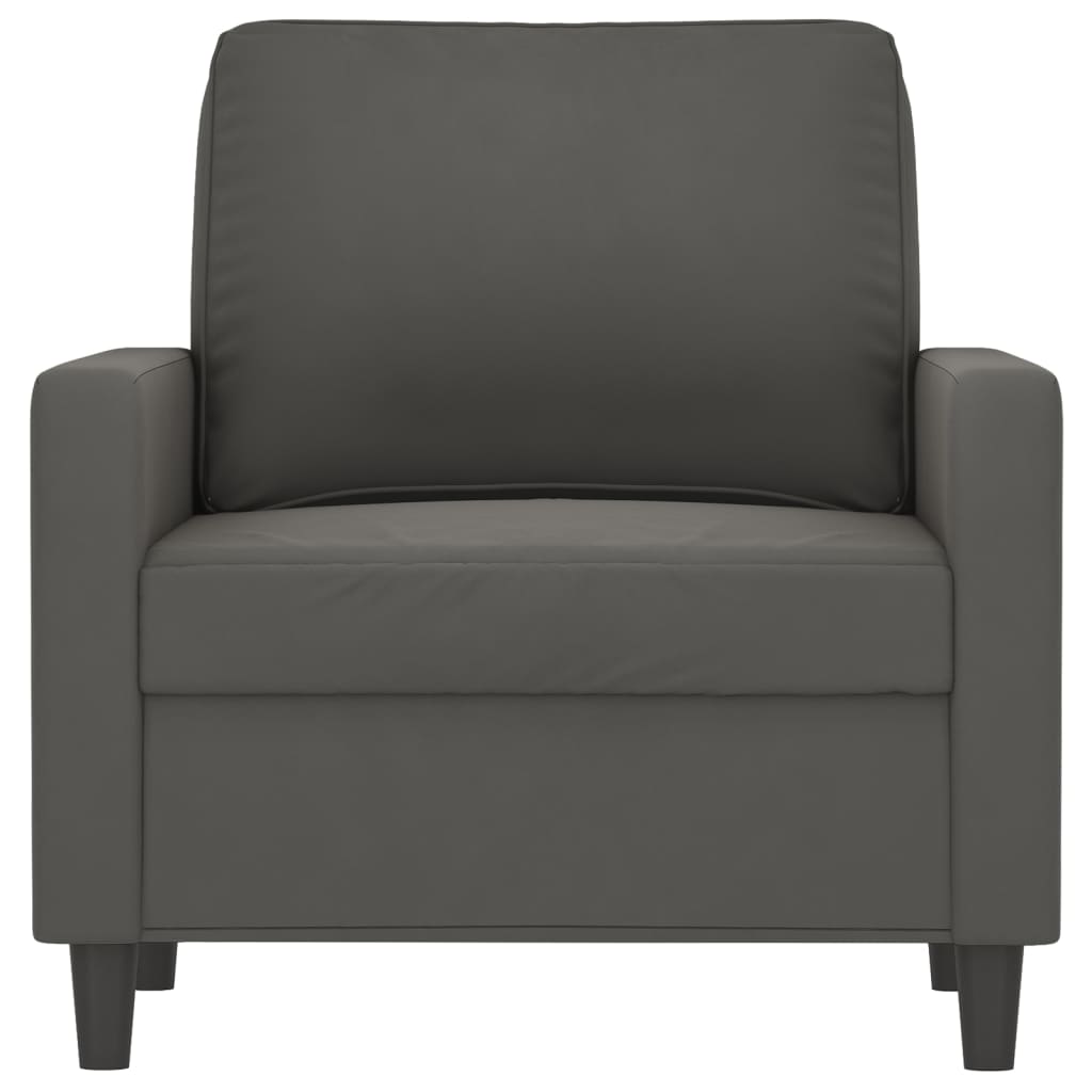 vidaXL Sofa Chair Dark Grey 60 cm Velvet