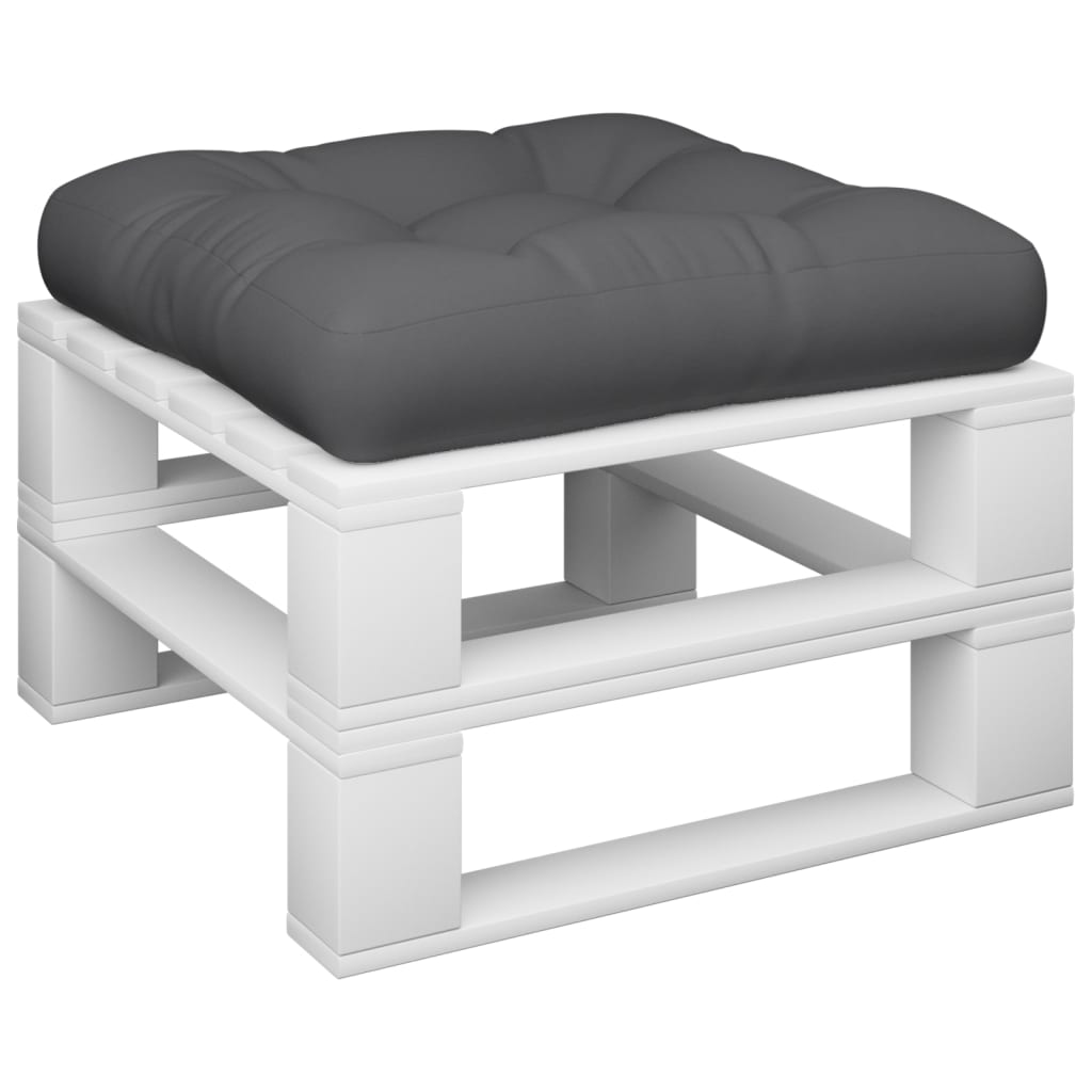 vidaXL Pallet Cushion Grey 58x58x10 cm Fabric