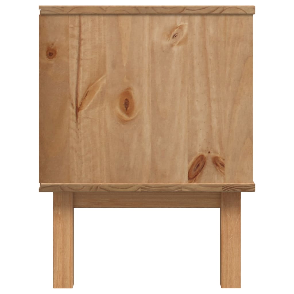vidaXL TV Cabinet OTTA 113.5x43x57 cm Solid Wood Pine