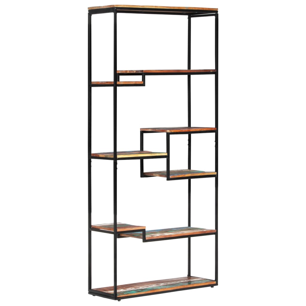 vidaXL Bookcase 80x30x180 cm Solid Reclaimed Wood