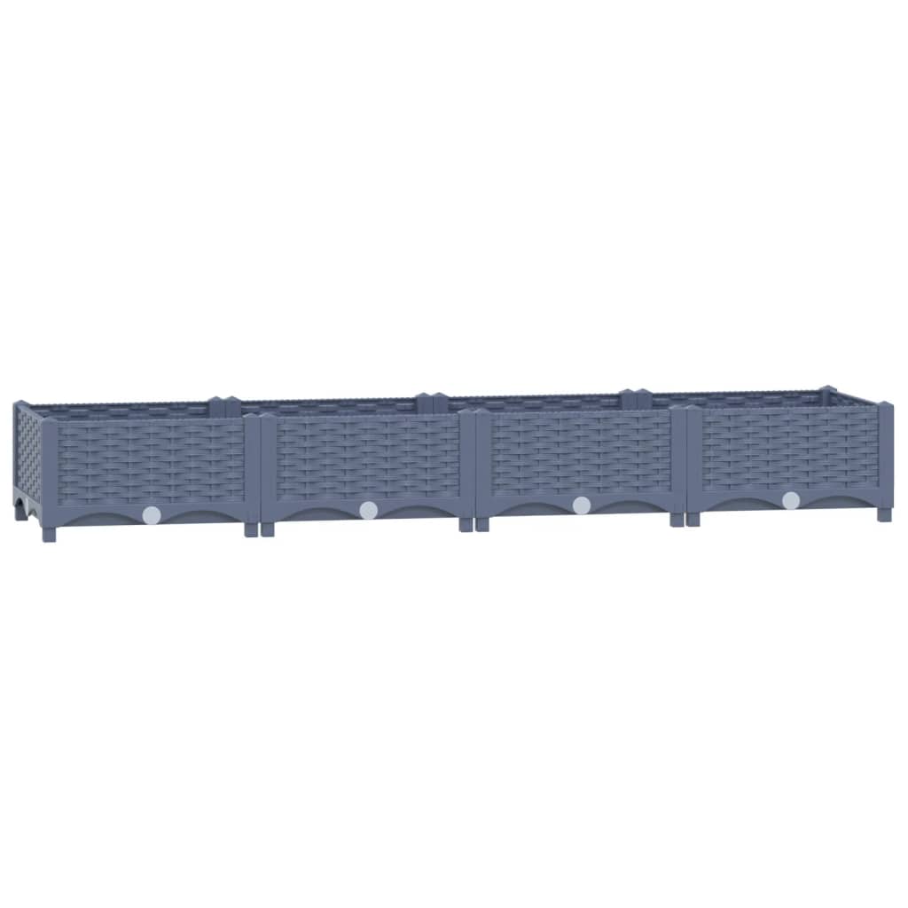 vidaXL Raised Bed 160x40x23 cm Polypropylene