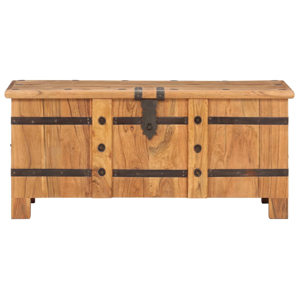 vidaXL Chest 90x40x40 cm Solid Acacia Wood